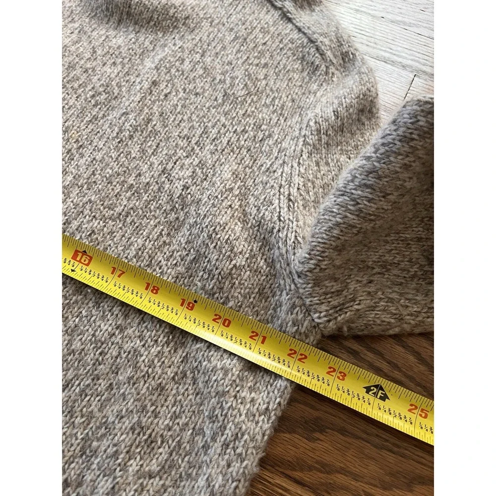 Eddie Bauer Ragg Wool Sweater Mens XL Tall Crewneck Pullover Chunky Knit Comfy - Picture 6 of 7